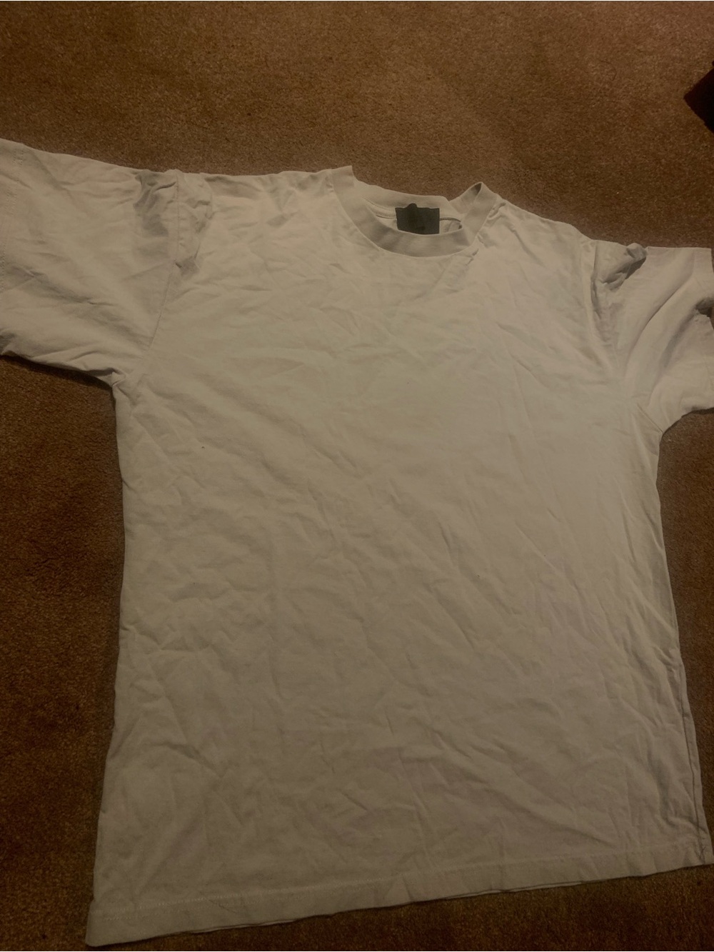 Authentic Fear of God Seventh Collection "7" T-Shirt - Vintage Off-White / Sand